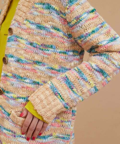 「FRAPBOIS」 ニットカーディガン 1 ブラック レディース_画像7