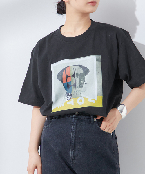 tシャツ POETMEETSDUBWISE KJLW COLLAGE 1：Tシャツ レディース