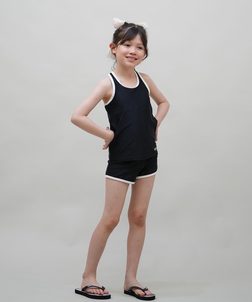 お昼寝すいすい ROXY 水着 ROXY/ロキシー MINI DEEP WATER キッズ スイムウェア