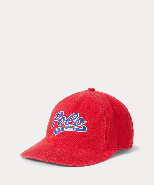 POLO RALPH LAUREN キャップ 帽子 ロゴ ウォッシュド ツイル ボール 