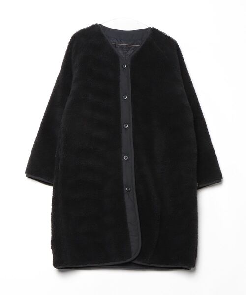 αＡアルファーエー　ノーカラーコート ALPHA」 ノーカラーコート S ブラック レディース Alpha Industries