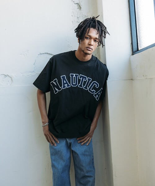 NAUTICA（ノーティカ） tシャツ Arch Logo S/S Tee/アーチロゴ