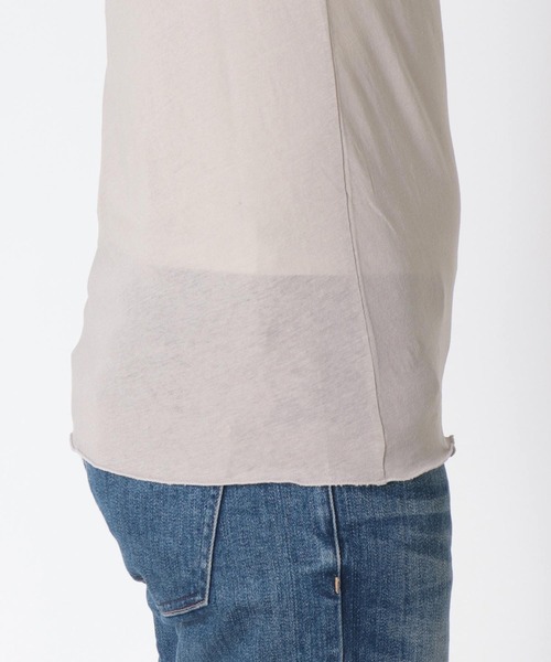 tシャツ 斜行ガーゼ シアーハイネックトップス レディース Jines tシャツ 斜行ガーゼ シアーハイネックトップス レディース