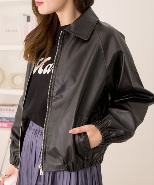 「Ada.」 ブルゾン FREE ピンク レディース_画像2