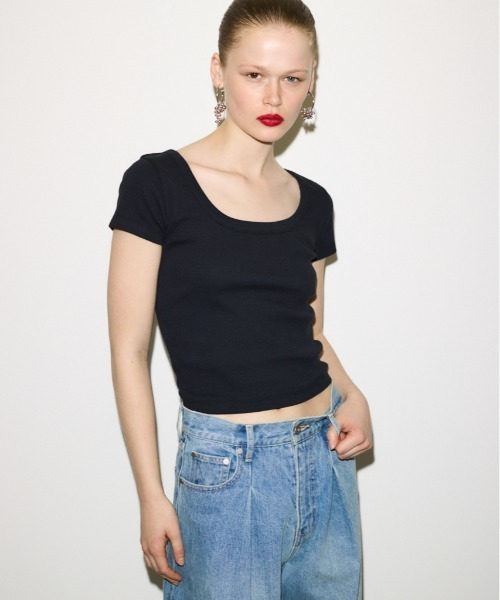 tシャツ THROW VARIOUS NECK T/SH PACK ヴァリアス ネック ティーシャツ パック レディース