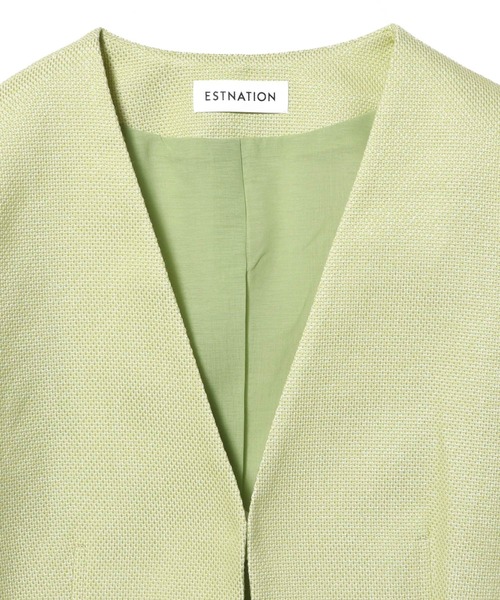 ESTNATION（エストネーション） ジャケット ノーカラージャケット