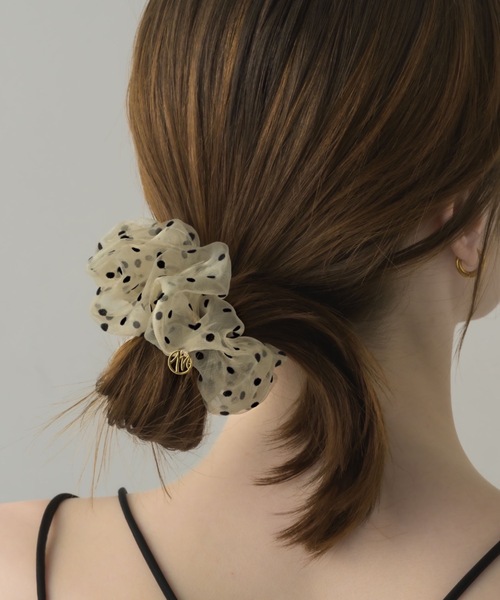GANNI シュシュ Duchesse nylon scrunchie : ZOZOTOWN Yahoo!店