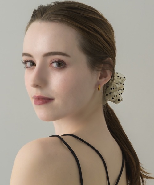 velour lace chou chou Black × White – tanakadaisuke