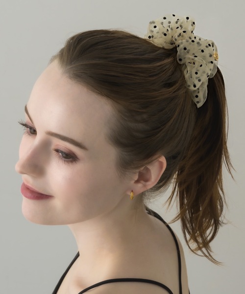 velour lace chou chou Black × White – tanakadaisuke