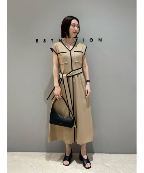 ESTNATION ワンピース / バイカラー ワンピース「EXCLUSIVE