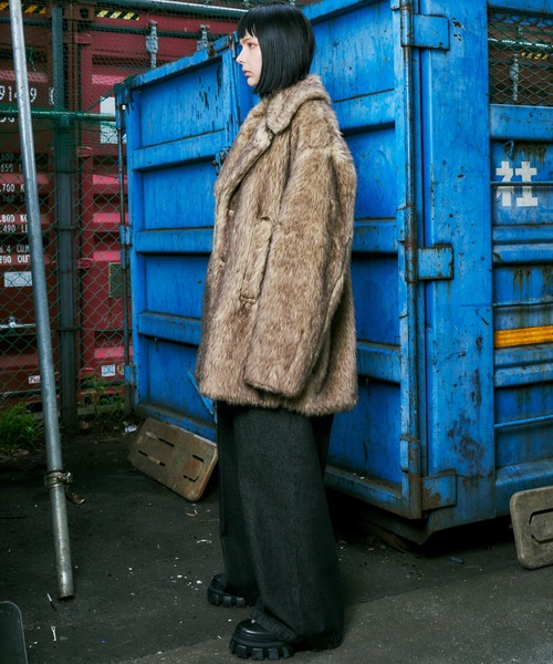 「AIVER」 コート LARGE ブラック メンズ_画像3