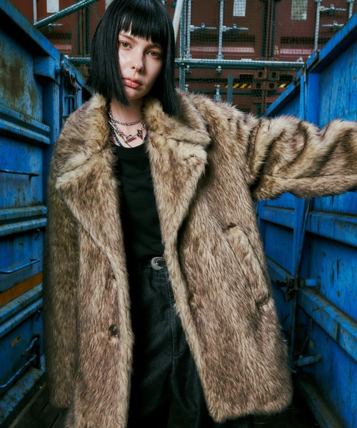 「AIVER」 コート LARGE ブラック メンズ_画像9