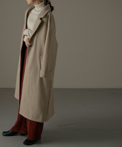 「Fashion Letter」 チェスターコート M ブラウン レディース_画像2