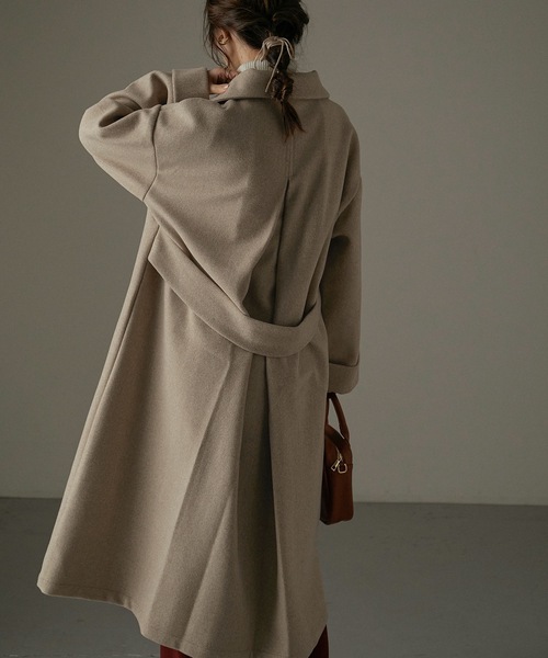 「Fashion Letter」 チェスターコート M ブラウン レディース_画像4