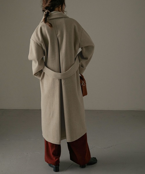 「Fashion Letter」 チェスターコート M ブラウン レディース_画像6