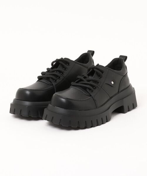 ブラックレザー 厚底シューズ 24t01sh003.jpg