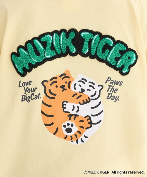 Green Parks（グリーンパークス） tシャツ ムジークタイガー/さがら