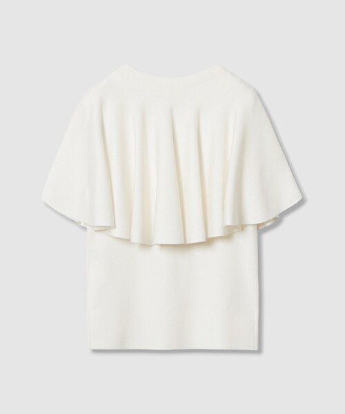 ニット セーター 「LOULOU WILLOUGHBY」メタリックヤーンケーププルオーバー レディース LOULOU WILLOUGHBY】メタリックヤーンケーププルオーバー