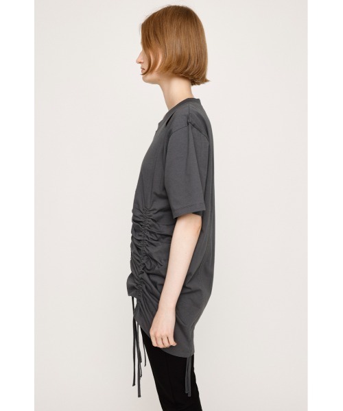 tシャツ STEPHEM SHIRRING T/SH ステファン シャーリング Tシャツ 半袖 夏服 レディース SLY tシャツ STEPHEM SHIRRING T/SH ステファン シャーリング T