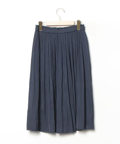 【美品】green label relaxing スカート　紺　M green label relaxing 「green relaxing」 「monable」フレア