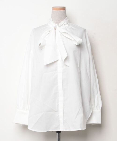 ROPE ブラウス38 ROPE' PICNIC 「ROPE' PICNIC」 長袖ブラウス 38 オフホワイト