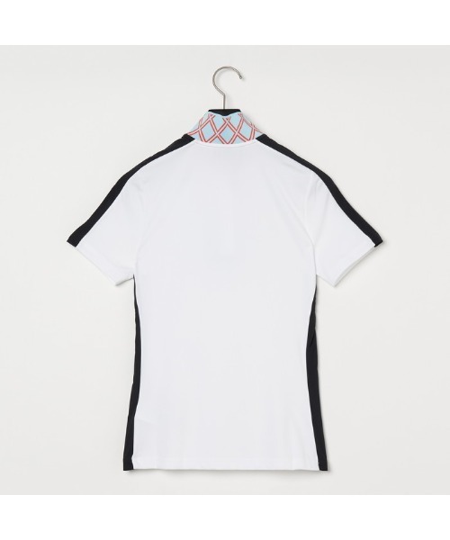 ゴルフ ジェイリンドバーグ レディース トップス シャツ 半袖（ホワイト） J.LINDEBERG（ジェイリンドバーグ）/レディース/トップス/シャツ｜GRIP