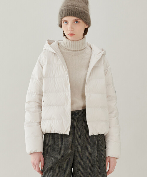 ＊美品＊ ORCIVAL オーシバル 2 ダウンジャケット ライトベージュ ORCIVAL（オーシバル） オーチバル・オーシバル ライトダウン フード