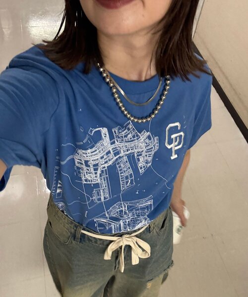 tシャツ Geo Code graphic T-shirt レディース メンズ