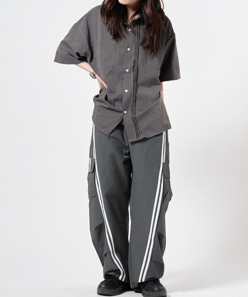 Theater code カーゴパンツ Cargo Wide Line Pants/ワイドカーゴライン