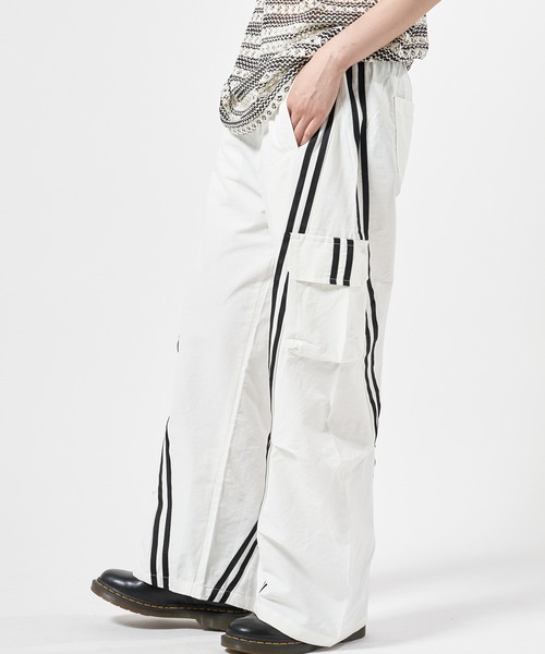 【本日限定値下げ】Lig. ワイドカーゴパンツ ホワイト 白 リグ Theater code ワイドパンツ カーゴパンツ Cargo Wide Line Pants