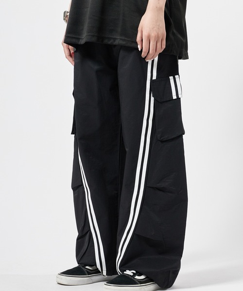 Theater code ワイドパンツ カーゴパンツ Cargo Wide Line Pants