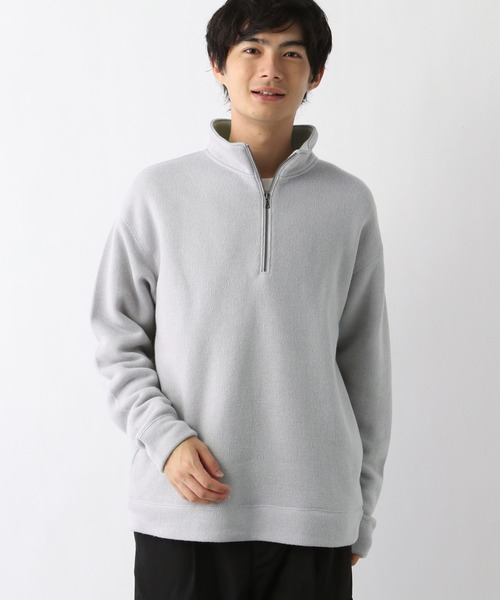 「GLOBAL WORK」 長袖Tシャツ LARGE チャコールグレー メンズ