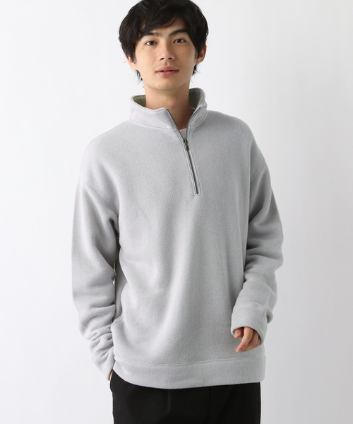 「GLOBAL WORK」 長袖Tシャツ LARGE チャコールグレー メンズ