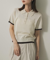 ポロシャツ ポロ ハイショクレイヤードニットポロシャツ レディース｜ZOZOTOWN Yahoo!店