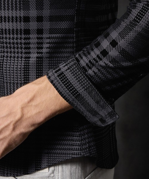 HIDEAWAYS NICOLE（ハイダウェイ ニコル） シャツ フロッキープリント