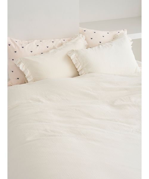 gelato pique Sleep ベッド 寝具 「Sleep」ダブルガーゼフリル3点