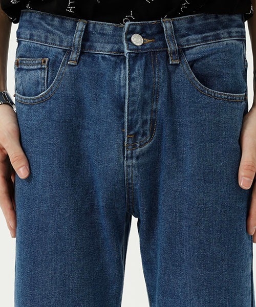 「WESTBOY」 ブーツカットデニムパンツ L ブルー メンズ