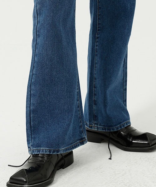 「WESTBOY」 ブーツカットデニムパンツ L ブルー メンズ
