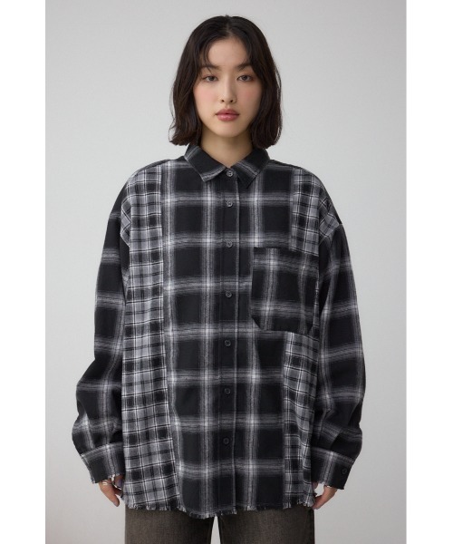 AZUL BY MOUSSY（アズールバイマウジー） ブラウス シャツ 切替