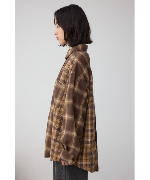 AZUL BY MOUSSY（アズールバイマウジー） ブラウス シャツ 切替 
