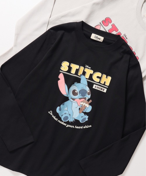 Disney tシャツ 「DISNEY/ディズニー」プリント長袖Tシャツ