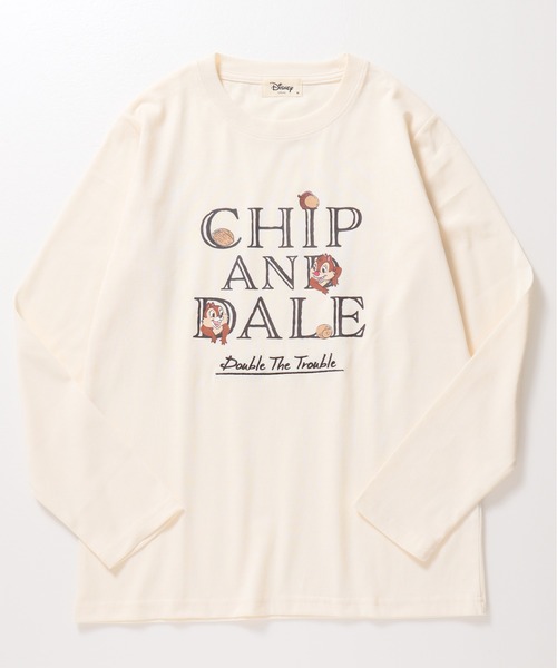 Disney tシャツ 「DISNEY/ディズニー」プリント長袖Tシャツ