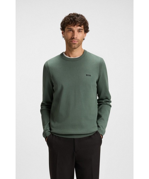 BOSS（HUGO BOSS） セーター ニット コットン コントラストディテール