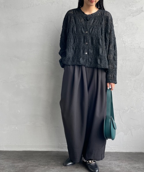 manna１度着用の美品⭐︎ミズイロインド シャンブレーワイドカーゴパンツ manna1度着用の美品⭐︎ミズイロインド シャンブレーワイドカーゴ