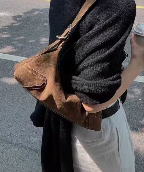 lit.Cy（リットシー） ハンドバッグ ヴィンテージ ムード スエード