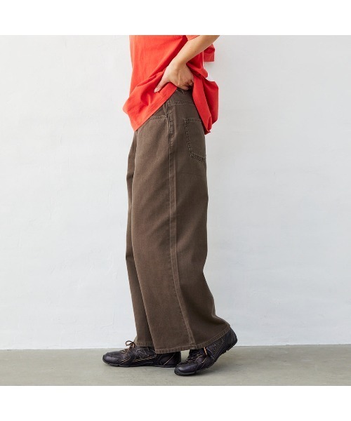 Fluffy BROTHERS（フラッフィーブラザーズ） パンツ 製品染めワイド