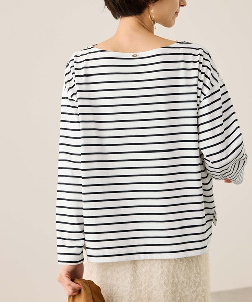 ROPE' PICNIC（ロペ ピクニック） tシャツ ボックスシルエットボーダー