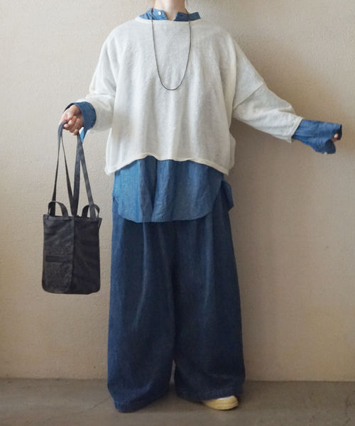 【1度着用のみ美品】 ジャーナルスタンダード モへヤMIX ショートプルオーバー JOURNAL STANDARD LUXE（ジャーナルスタンダード ラックス） ニット