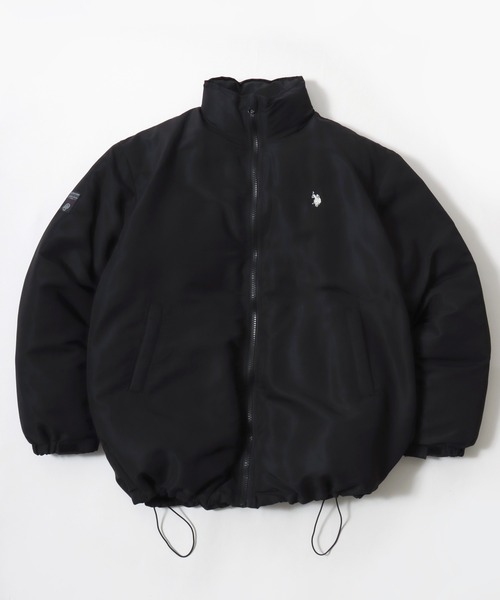 U.S. POLO ASSN. ポロ フェイクレザー ダウン Mサイズ U.S. POLO ASSN.（ユーエスポロアッスン） ダウンジャケット ダウン