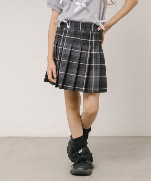 スカート 「インナーパンツ付」チェックプリーツスカート キッズ 子供服 女の子 | URBAN CHERRY | 18